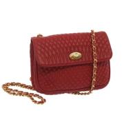 Pre-owned Leather shoulder-bags Bally Pre-owned , Red , Dames