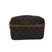 Pre-owned Canvas louis-vuitton-bags Louis Vuitton Vintage , Brown , Da...