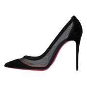 Leather heels Christian Louboutin , Black , Dames