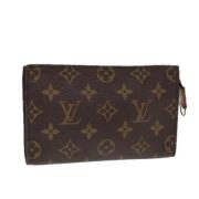 Pre-owned Canvas pouches Louis Vuitton Vintage , Brown , Dames