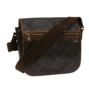 Pre-owned Canvas shoulder-bags Louis Vuitton Vintage , Brown , Dames