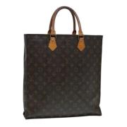 Pre-owned Canvas handbags Louis Vuitton Vintage , Brown , Dames