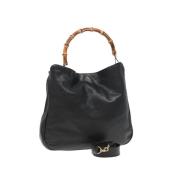 Pre-owned Leather gucci-bags Gucci Vintage , Black , Dames