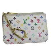 Pre-owned Canvas wallets Louis Vuitton Vintage , White , Dames