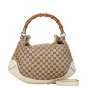 Pre-owned Canvas handbags Gucci Vintage , Brown , Dames