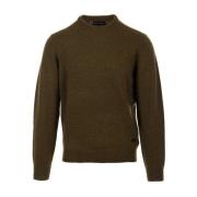 Groene Essential Patch Crew Sweaters Barbour , Green , Heren