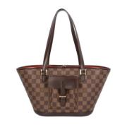 Pre-owned Canvas shoulder-bags Louis Vuitton Vintage , Brown , Dames