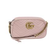 Pre-owned Leather gucci-bags Gucci Vintage , Beige , Dames