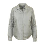 Slim Fit Snap Button Shirt Aspesi , Gray , Dames