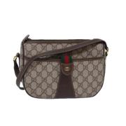 Pre-owned Leather gucci-bags Gucci Vintage , Beige , Dames