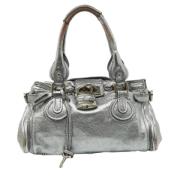 Pre-owned Leather handbags Chloé Pre-owned , Gray , Dames