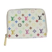 Pre-owned Canvas wallets Louis Vuitton Vintage , White , Dames