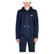 Mannen Sweatshirt Herfst/Winter Collectie Emporio Armani , Blue , Here...