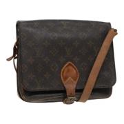 Pre-owned Canvas louis-vuitton-bags Louis Vuitton Vintage , Brown , Da...