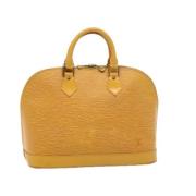 Pre-owned Leather louis-vuitton-bags Louis Vuitton Vintage , Yellow , ...