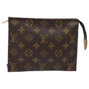 Pre-owned Canvas pouches Louis Vuitton Vintage , Brown , Dames