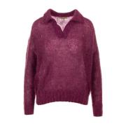 Rode Sweater Conrad Stijl Momoni , Red , Dames