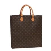 Pre-owned Canvas louis-vuitton-bags Louis Vuitton Vintage , Brown , Da...