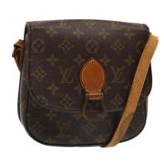 Pre-owned Canvas louis-vuitton-bags Louis Vuitton Vintage , Brown , Da...