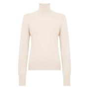 Hoge hals Off-white Sweater Vrouwen Seventy , Beige , Dames