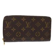 Pre-owned Canvas wallets Louis Vuitton Vintage , Brown , Dames