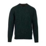 Tainsbury Crew Neck Sweaters Barbour , Green , Heren