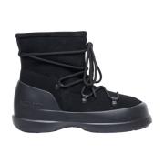 Suède Veterschoenen Moon Boot , Black , Dames