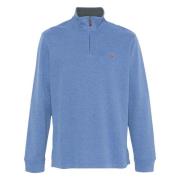 Katoenen half-zip gebreid Ralph Lauren , Blue , Heren