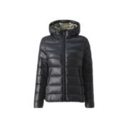 Dames gewatteerde jas met capuchon Blauer , Black , Dames