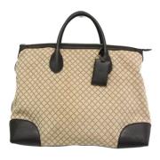 Pre-owned Canvas gucci-bags Gucci Vintage , Brown , Dames