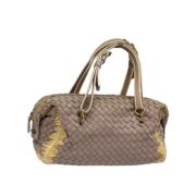 Pre-owned Leather handbags Bottega Veneta Vintage , Gray , Dames