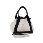 Pre-owned Canvas handbags Balenciaga Vintage , Beige , Dames