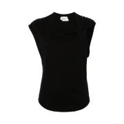 Zwarte Naydali Top Isabel Marant Étoile , Black , Dames