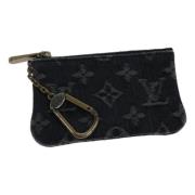 Pre-owned Canvas wallets Louis Vuitton Vintage , Black , Dames