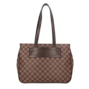 Pre-owned Canvas shoulder-bags Louis Vuitton Vintage , Brown , Dames