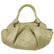 Pre-owned Leather handbags Loewe Pre-owned , Yellow , Dames