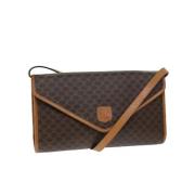 Pre-owned Canvas celine-bags Celine Vintage , Brown , Dames