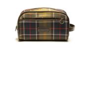 Multikleur Tartan Toilettas Barbour , Multicolor , Heren