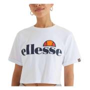 Alberta Cropped Tee T-shirt Ellesse , White , Dames