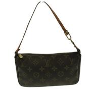 Pre-owned Canvas clutches Louis Vuitton Vintage , Brown , Dames