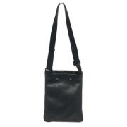 Pre-owned Leather shoulder-bags Maison Margiela Pre-owned , Black , He...