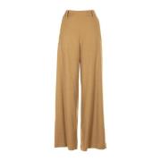 Wijde Broek NIU , Brown , Dames