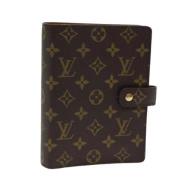 Pre-owned Canvas home-office Louis Vuitton Vintage , Brown , Dames