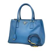 Pre-owned Leather prada-bags Prada Vintage , Blue , Dames