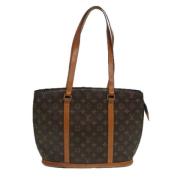 Pre-owned Canvas totes Louis Vuitton Vintage , Brown , Dames