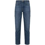 Slim Fit Denim Jeans Frame , Blue , Dames