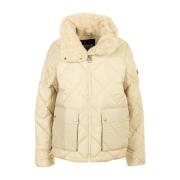 Witte Jassen Norton Stijl Barbour , White , Dames