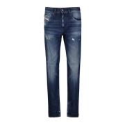 Slim 2019 D-Strukt Jeans Diesel , Blue , Heren