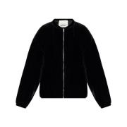 Fluwelen Zwarte Bomberjack Isabel Marant , Black , Dames