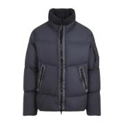 Zwarte Jas voor Mannen Aw24 C.p. Company , Black , Heren